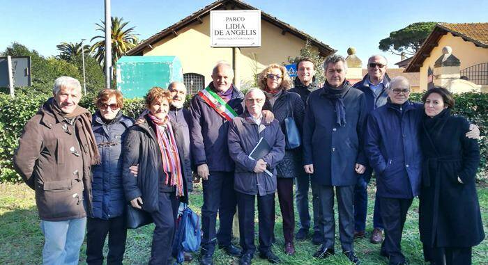 Maccarese, intitolato un parco alla partigiana e sindacalista Lidia De Angelis