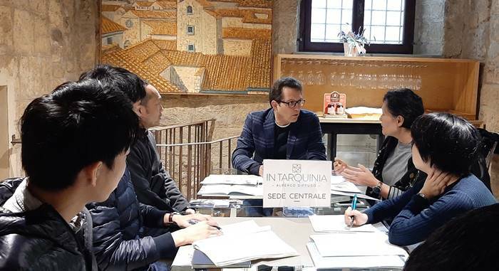Una delegazione giapponese a Tarquinia per scoprire l’albergo diffuso