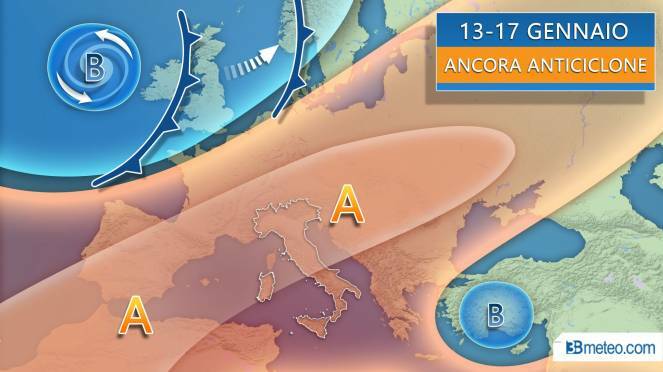 Inverno lontano dall’Italia, prossimi giorni tra fitte nebbie e smog. Possibili novità tra 18 e 20 gennaio