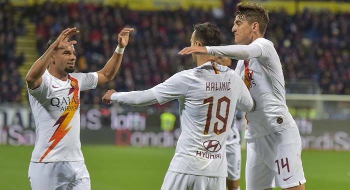 Kalinic “risorge” e trascina la Roma alla vittoria: col Cagliari finisce 3-4 per i giallorossi