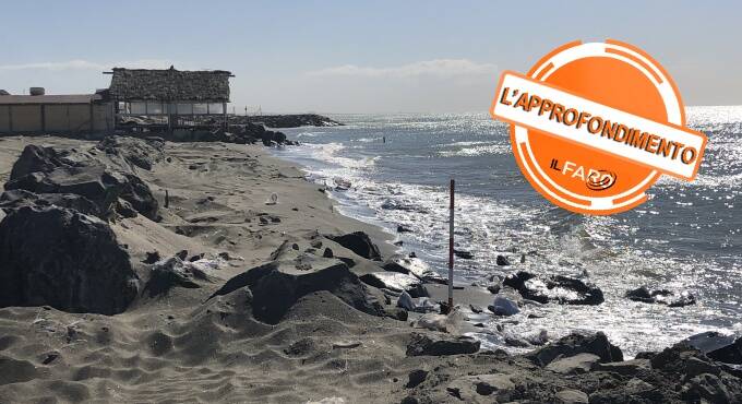La spiaggia che scompare: come l’erosione divora le coste di Fiumicino