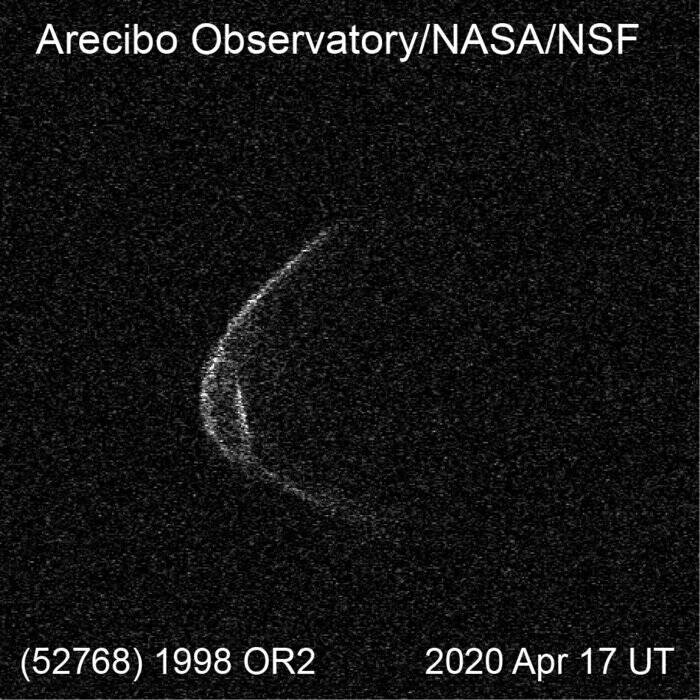 Ecco 1998 OR2, l’asteroide “con la mascherina” che ha sfiorato la terra
