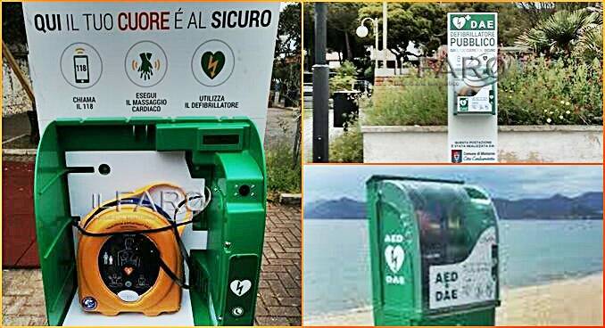 Minturno città cardioprotetta, 12 defibrillatori “pubblici” in strada e nelle scuole