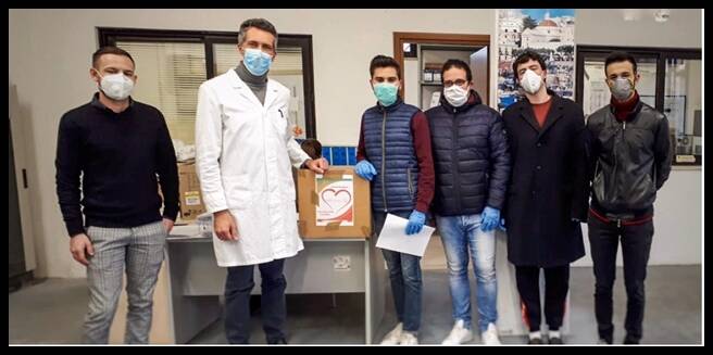 Coronavirus, l’associazione “Realtà comune” dona 700 mascherine chirurgiche al Dono Svizzero di Formia e al Goretti di Latina