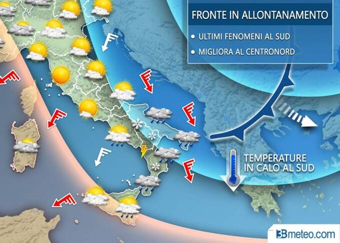 Aria molto fredda per il periodo continuerà ad affluire dai quadranti settentrionali