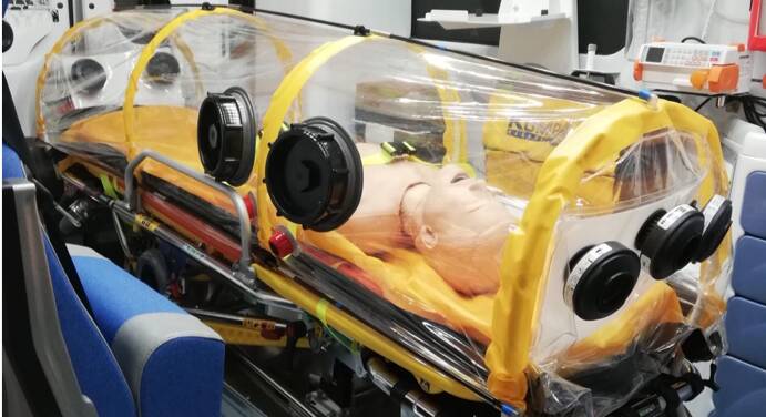In servizio a Latina la prima ambulanza ad alto bio contenimento autodisinfettante