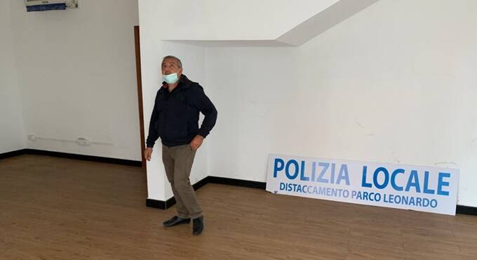 Parco Leonardo, Caroccia: “Al via i lavori per il nuovo presidio di Polizia Locale”