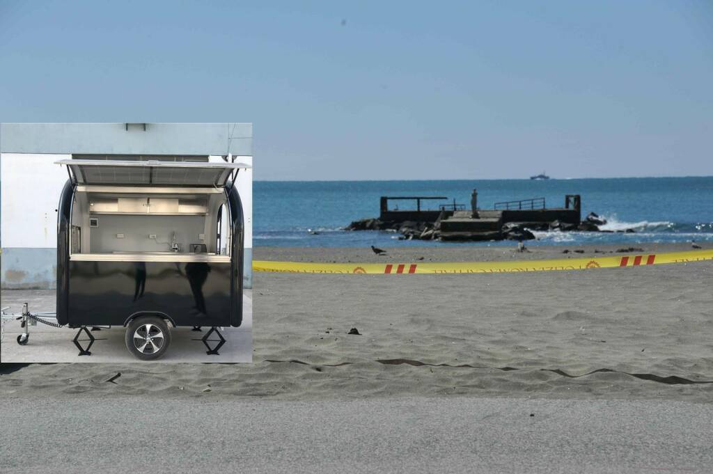 Ostia, chioschi sul lungomare. Di Pillo: “Per prendere un caffè”. Ma non ci sarà allaccio idrico