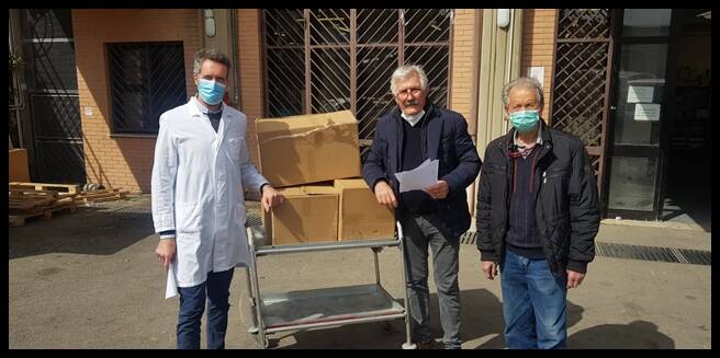 Latina, il comitato per il decennale dell’adunata degli Alpini dona 1500 mascherine al Goretti