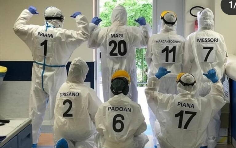 In reparto come in campo, i medici di Codogno si ispirano alla Nazionale di calcio amputati