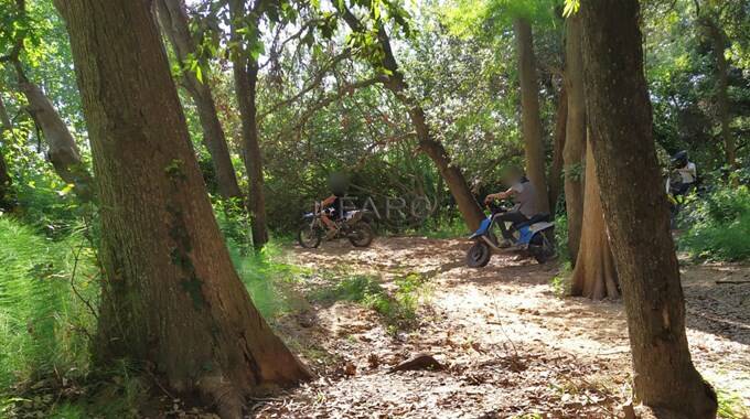 motocross nel Parco del Circeo