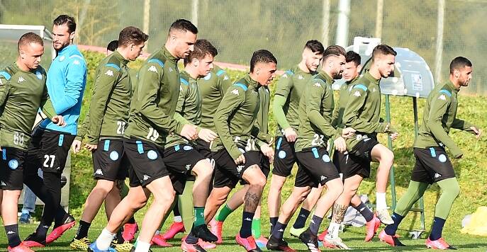 Serie A, il Napoli a Castel Volturno per gli allenamenti