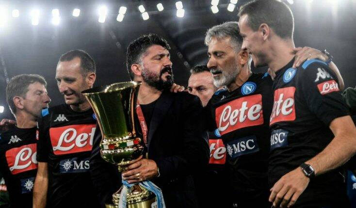 La Coppa Italia al Napoli. Gattuso: “La vita ti toglie, ma il calcio mi ha dato tantissimo”