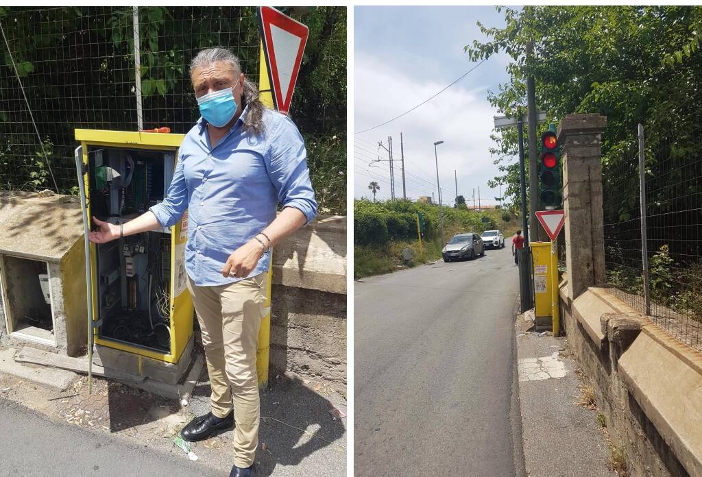 Santa Marinella, ripristinato il semaforo a via Valdambrini