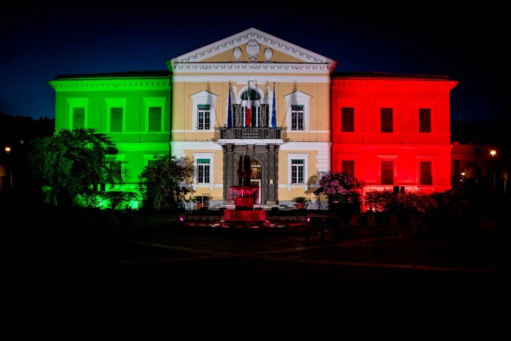 Festa della Repubblica, l’Ospedale Spallanzani si illumina con il tricolore