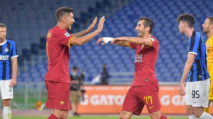 Roma vs Inter, le pagelle de il Faro online: Pellegrini impreciso, Mkhitaryan velenoso