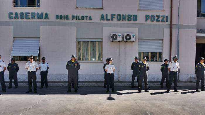 GdF, il Comandante regionale del Lazio in visita alla sezione aerea di Pratica di Mare
