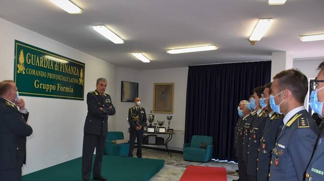 Guardia di Finanza, visita istituzionale a Fondi e Formia per il comandante interregionale De Gennaro