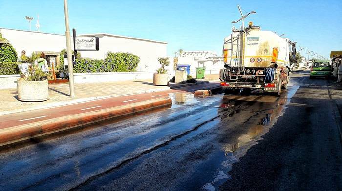 Tarquinia, al via l’idropulizia delle strade