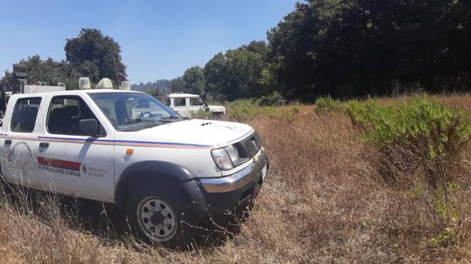 Incendio a Ceri, il “grazie” di Pascucci alla Protezione Civile e alle Forze dell’Ordine