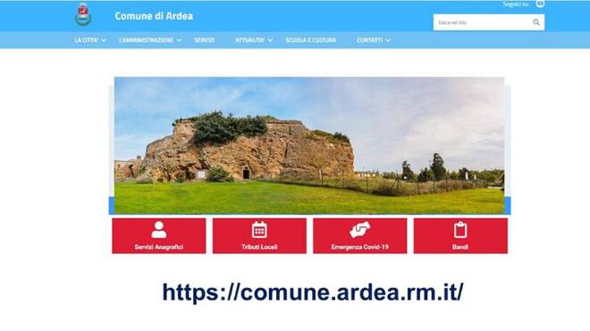 Ardea, il sito del Comune in aggiornamento, l’Assessore Possidoni: “Finalmente”