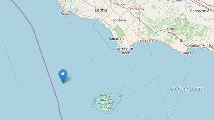 Terremoto al largo del Circeo, trema il litorale pontino