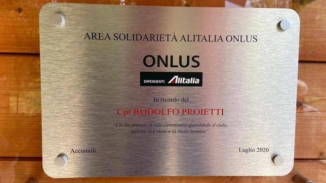 Alitalia Onlus: “Inaugurato il progetto Poggio d’Api ad Accumoli”