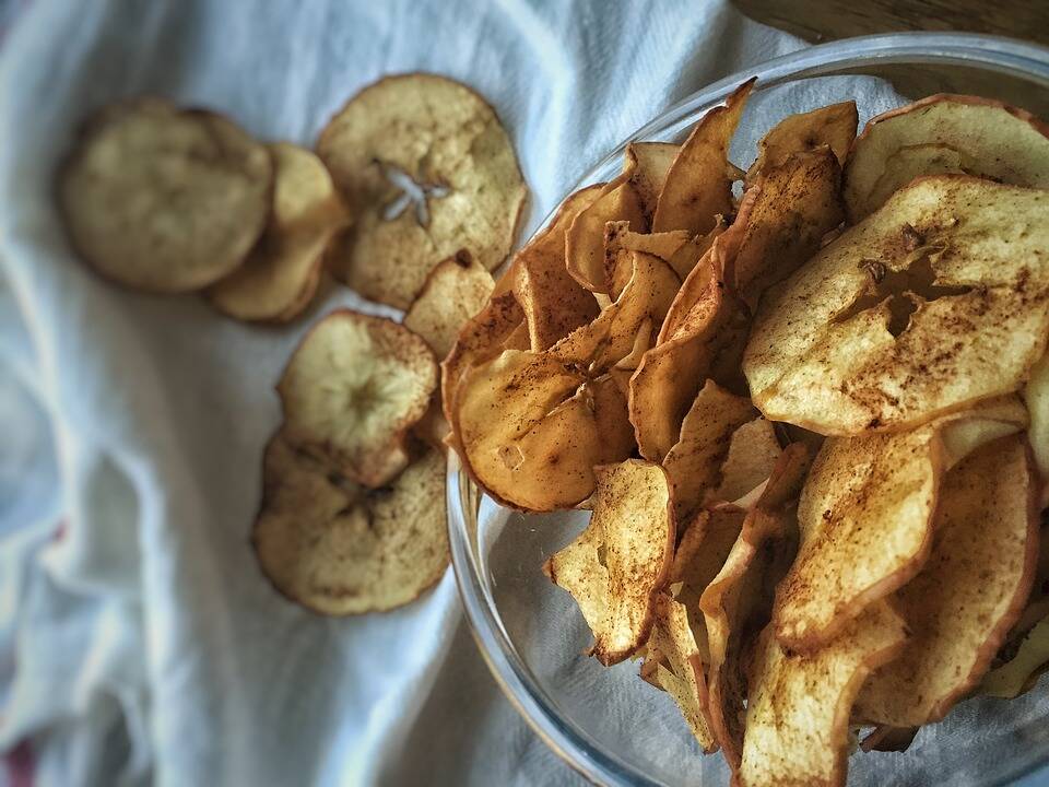 chips patatine frutta