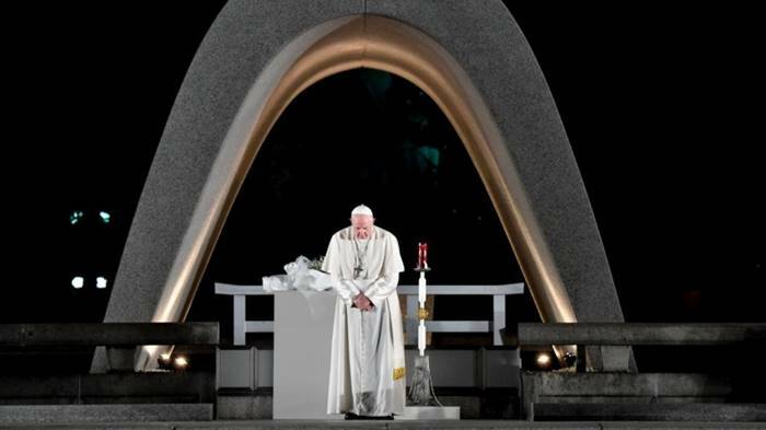 Hiroshima, Papa Francesco: “L’uso e il possesso di armi nucleari è immorale”