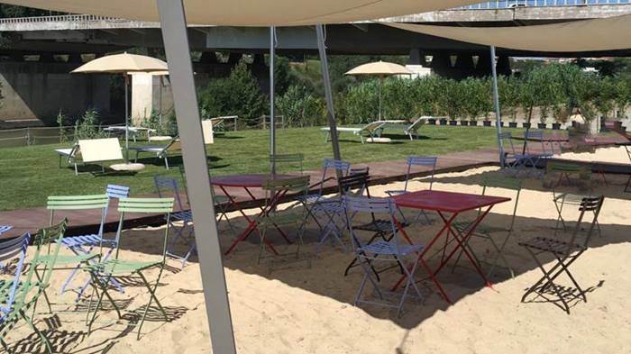 Roma: a Ponte Marconi riapre Tiberis, la “spiaggia” attrezzata sul Tevere