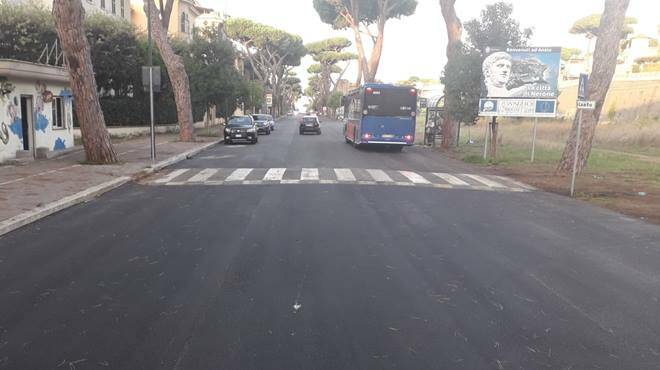 Anzio, completata la manutenzione straordinaria di Viale Menacci