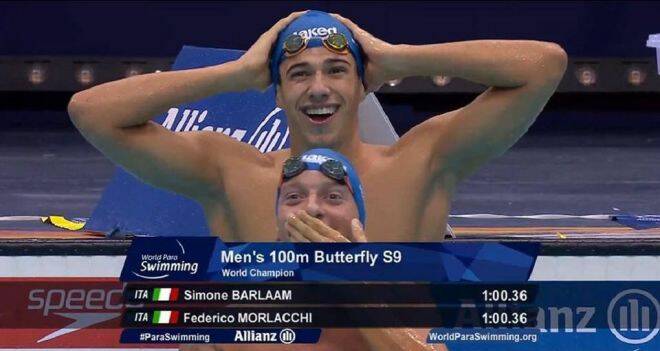 Barlaam e Morlacchi: campioni del mondo nei 100 farfalla. Il nuoto celebra la storica vittoria