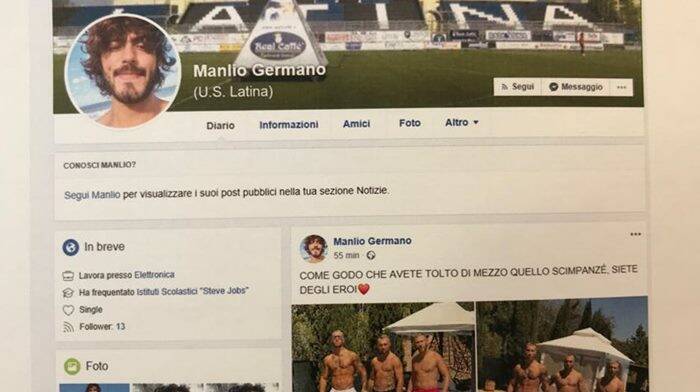 Insulti sui social a Willy Monteiro con un profilo fake: identificato l’autore del post