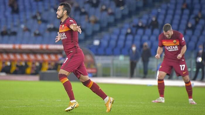 Manita giallorossa all’Olimpico, anche Dzeko torna a segnare: col Benevento finisce 5-2