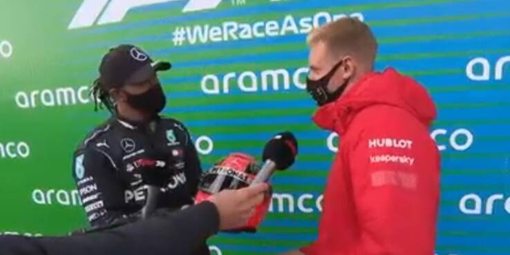 Hamilton, vittorie in Formula Uno come Shumacher. Mick gli consegna il casco del padre