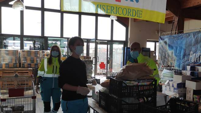 Raccolta alimentare, Misericordia Fiumicino: “Un sincero ringraziamento a Rustichelli. Ora più che mai serve la collaborazione di tutti”