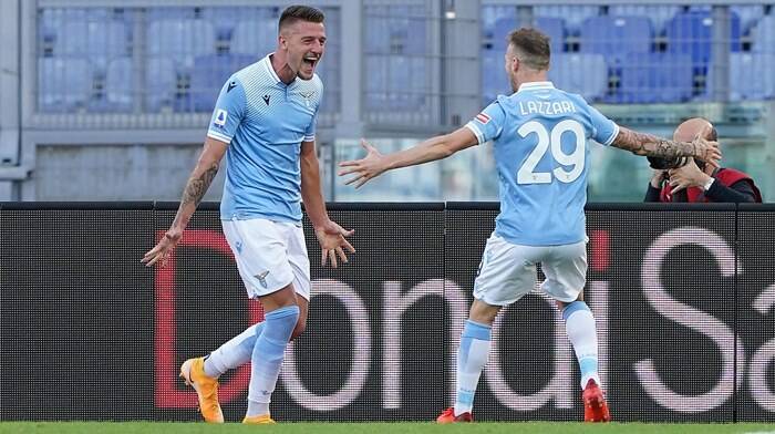 Milinkovic-Savic risponde a Lautaro, Lazio-Inter finisce 1-1