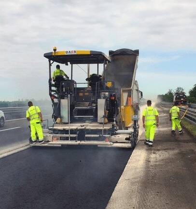 Partono i lavori di pavimentazione sulla superstrada Formia-Cassino
