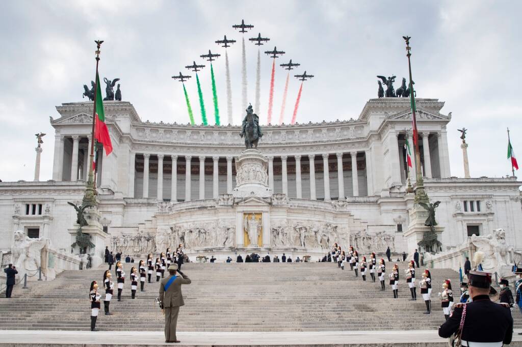 4 novembre: Conte e Mattarella all&#8217;Altare della Patria per l&#8217;omaggio al Milite Ignoto