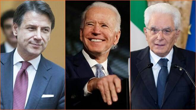 Biden eletto presidente degli Usa, le congratulazioni di Conte e Mattarella
