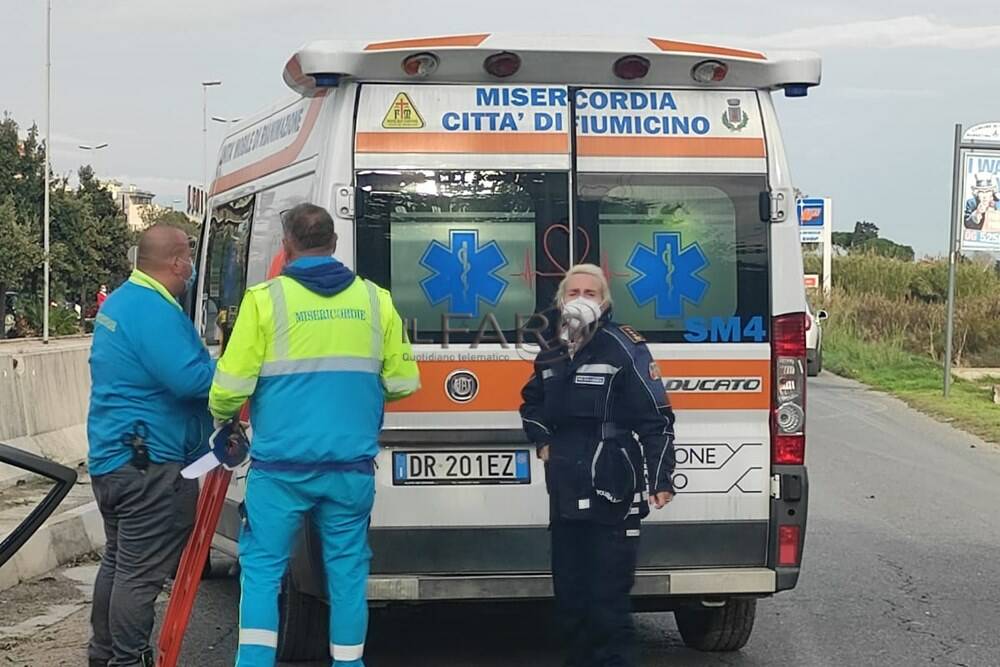 Incidente a Fiumicino, su via Portuense atterra l'eliambulanza: traffico bloccato