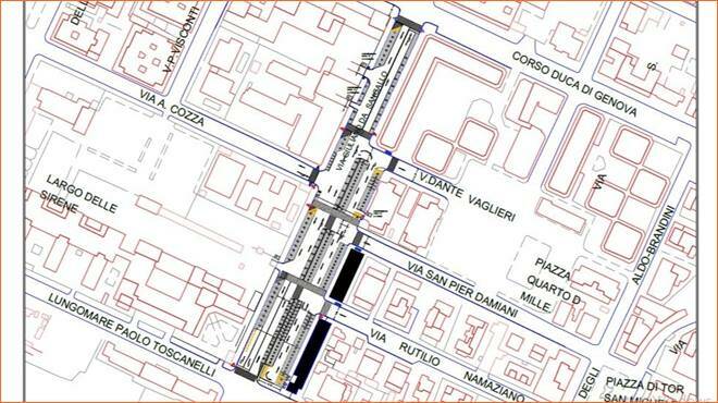 Ostia, nuova disposizione dei posti auto in via Giuliano da Sangallo: in arrivo 170 parcheggi