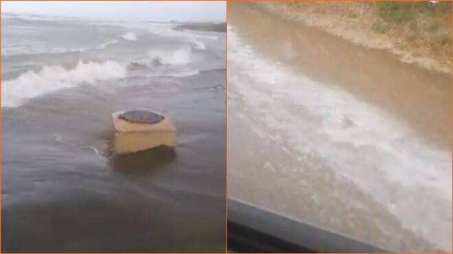 Il mare schiaffeggia Focene: fogne al collasso e balneari in ginocchio