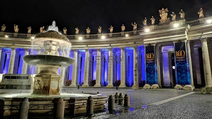 Vaticano, tra le colonne di piazza San Pietro torna la mostra “100 Presepi”