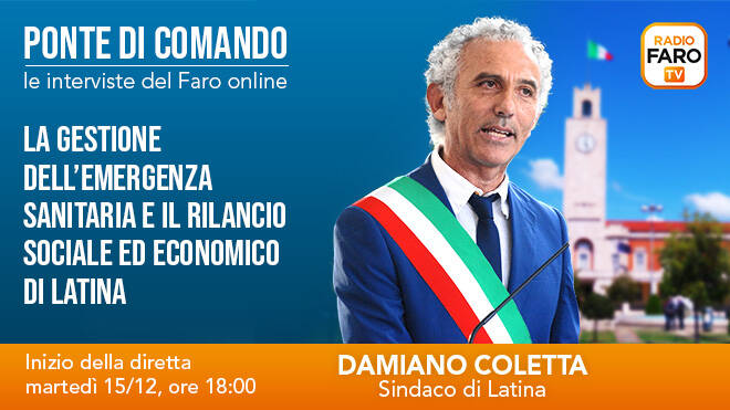 Amministrare ai tempi del Covid, il Sindaco di Latina: “È dalle Città che il Paese potrà ripartire”