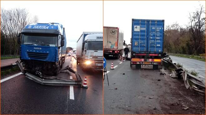 Roma, rir si schianta contro il guardrail sulla via Pontina: traffico bloccato