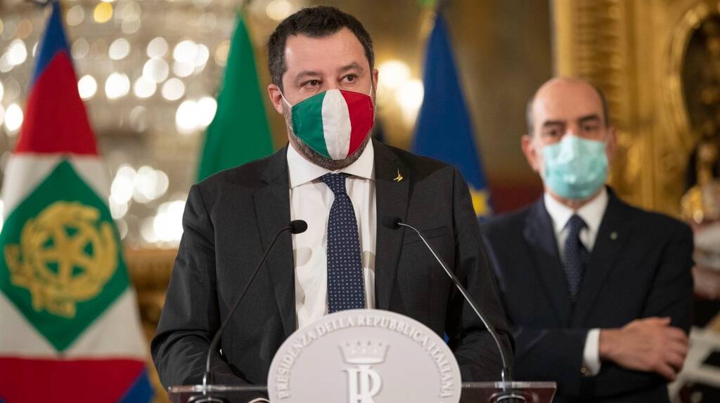 Consultazioni al Quirinale, Salvini: “Il centrodestra è compatto: si torni a votare”