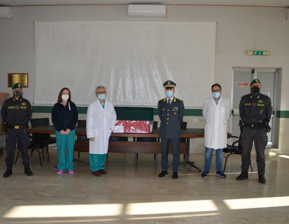 La Finanza dona all’ospedale di Formia un nuovo strumento per la Terapia intensiva