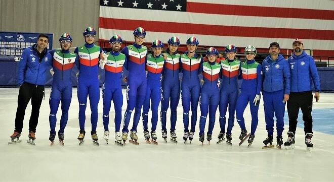 Europei di short track, tris dell’Italia in Polonia: Sighel doppietta personale