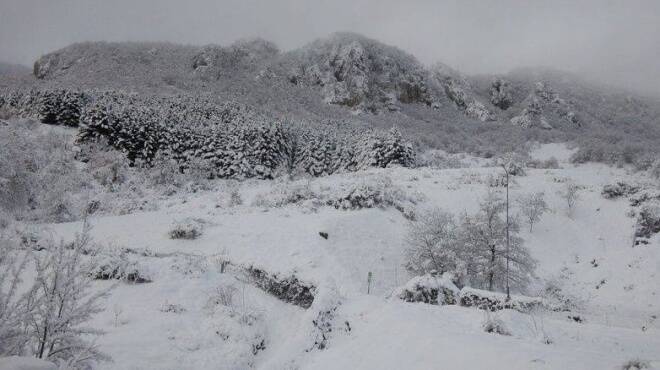 Temporali e rischio neve, allerta meteo arancione sul Lazio per il 13 febbraio